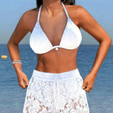Sofía™ | Elegant Smooth Lace Bikini