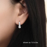 Earrings with Four Gems