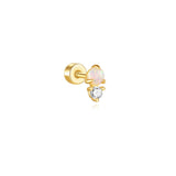 Monika – Small earrings of elegant subtlety.