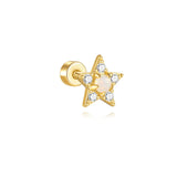 Monika – Small earrings of elegant subtlety.