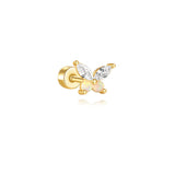 Monika – Small earrings of elegant subtlety.