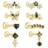 Annika – Gold earrings with an elegant and contemporary design.