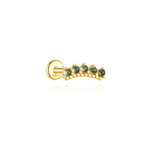 Annika – Gold earrings with an elegant and contemporary design.