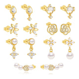 Viktoria – Delicate gold earrings with an elegant shine.