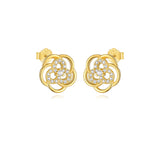 Viktoria – Delicate gold earrings with an elegant shine.