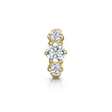 Frieda – Elegant gold earrings with a fun twist.