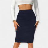 High Waist Office Skirt