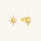 Františka – Gold earrings with a subtle glow.