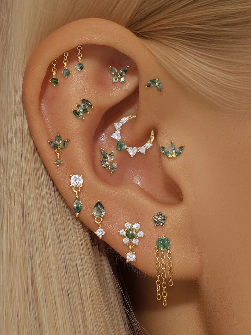 Elina – Gold Earrings with a Delicate Shine