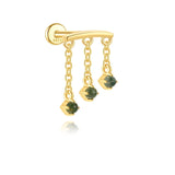 Elina – Gold Earrings with a Delicate Shine
