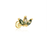 Elina – Gold Earrings with a Delicate Shine