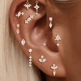 Martina – Gold Earrings with Elegant Design.