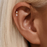 Martina – Gold Earrings with Elegant Design.