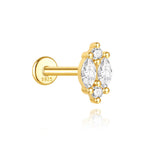 Martina – Gold Earrings with Elegant Design.