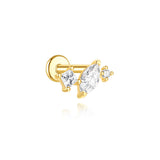 Martina – Gold Earrings with Elegant Design.
