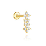 Martina – Gold Earrings with Elegant Design.
