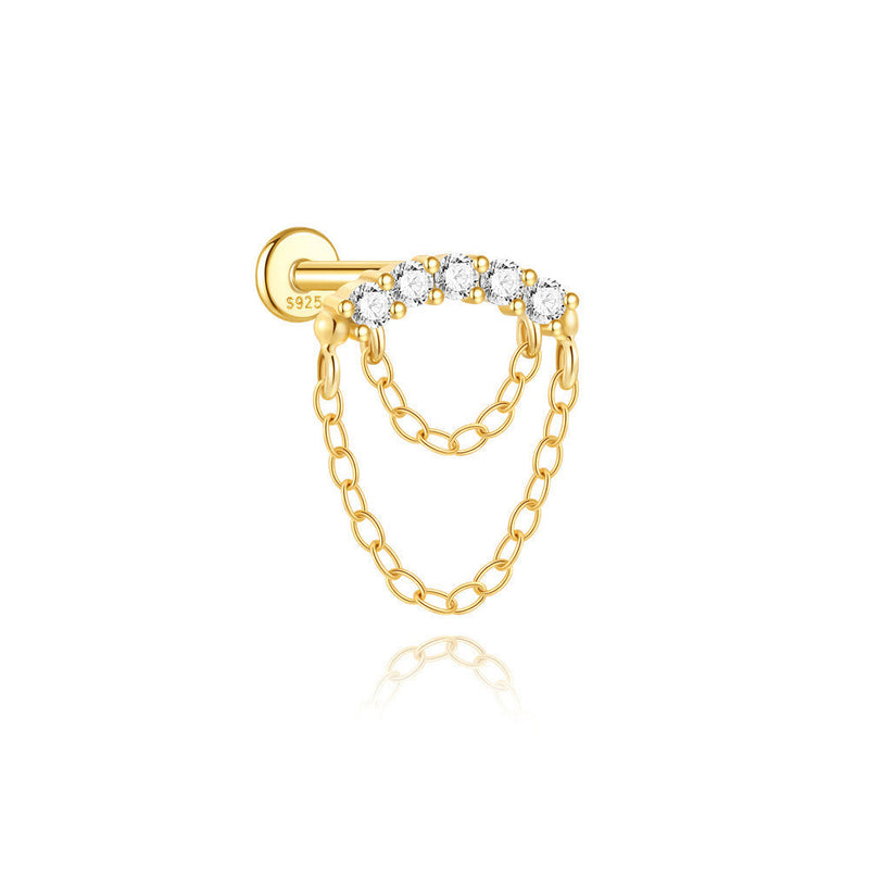 Martina – Gold Earrings with Elegant Design.