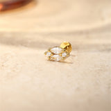 Martina – Gold Earrings with Elegant Design.