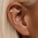 Martina – Gold Earrings with Elegant Design.