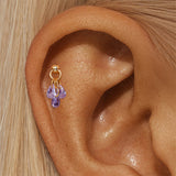 Jasmina – Gold earrings with elegant simplicity.