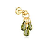Jasmina – Gold earrings with elegant simplicity.