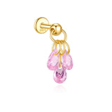 Jasmina – Gold earrings with elegant simplicity.