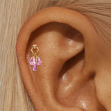 Jasmina – Gold earrings with elegant simplicity.