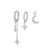 Pavlína – Elegant gold earrings with a contemporary design.