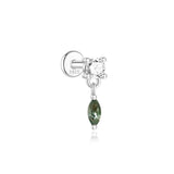 Sofie-Marie – Elegant gold earrings with a dynamic design.
