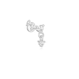 Selina – Elegant gold earrings with a mobile design.