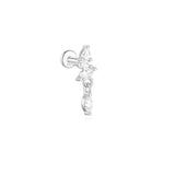 Selina – Elegant gold earrings with a mobile design.