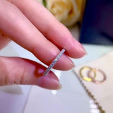 Alena – Slim Eternity Ring with Diamonds