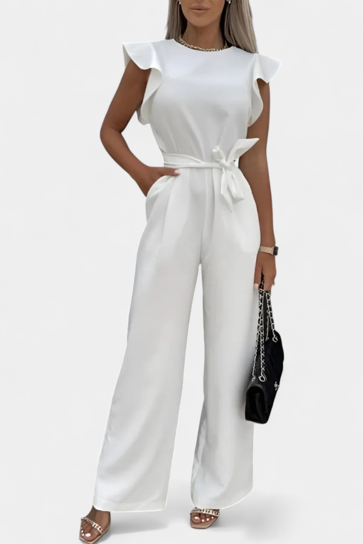 Shalonda Elegant Sleeveless Jumpsuit with Bow