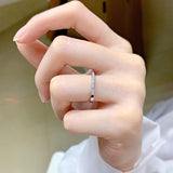 Alena – Slim Eternity Ring with Diamonds