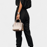 Solene Mono Casual with Off-Shoulder and Elastic Waist