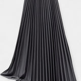 Satin Pleated Skirt
