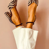 Devon | Zebra Couture Pumps