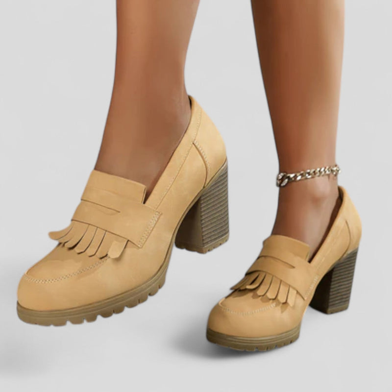 Belinda | Fringe Loafers
