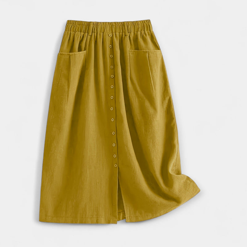 Midi Skirt with Belt