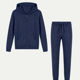 Navy Blue Hoodie Set