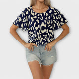 Evelyn - Daily Blouse with Round Neck