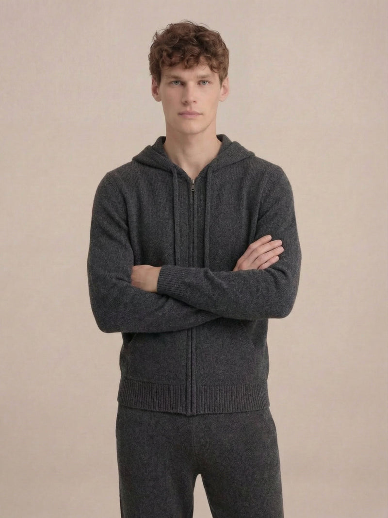 Dark Gray Hoodie Set