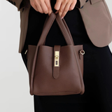 Elegant structured tote bag