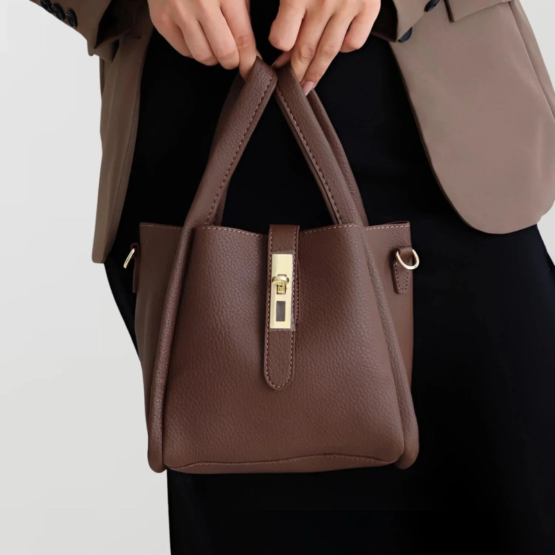 Elegant structured tote bag