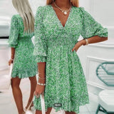 Tália | Elegant Floral Maxi Dress