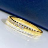 Alena – Slim Eternity Ring with Diamonds