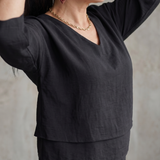 River™ | Layered Top and Wide Leg Pants Set
