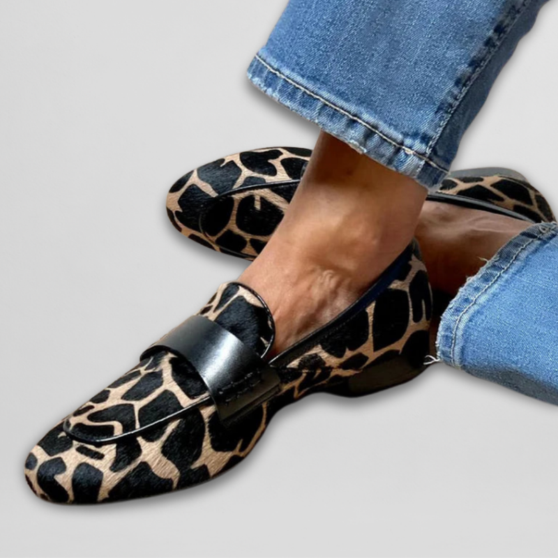 Priszilla | Animal Print Loafers