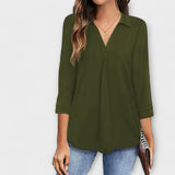 Jessica - Daily Blouse with V-Neck