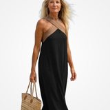 Quirina | Cross-Over Maxi Dress